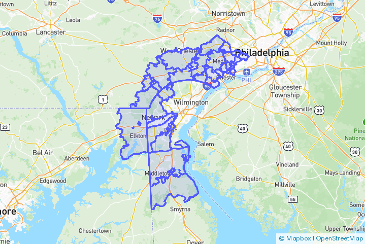 Service Area Map
