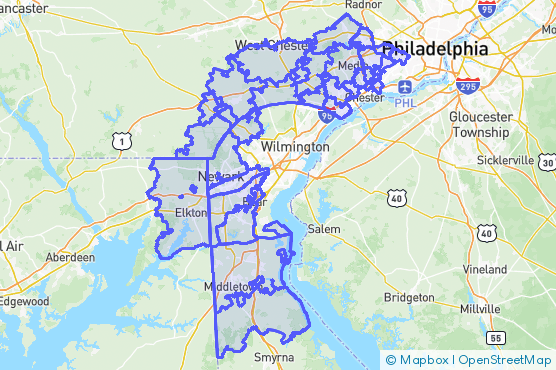 Service Area Map