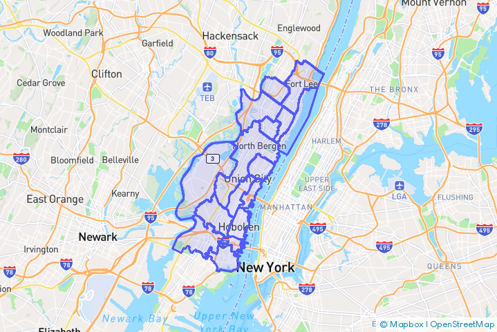 Service Area Map
