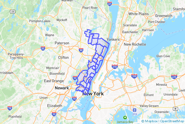 Service Area Map