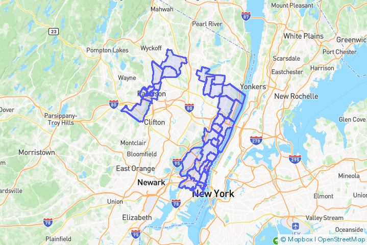 Service Area Map