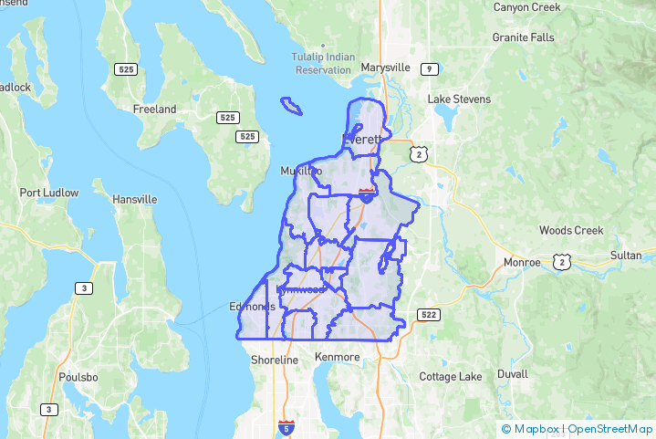 Service Area Map