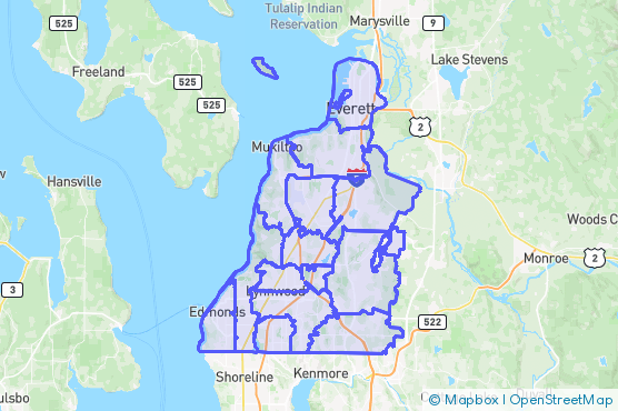 Service Area Map