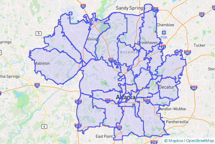Service Area Map
