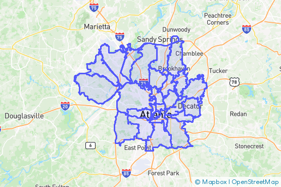 Service Area Map
