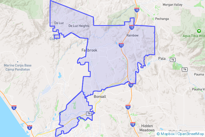 Service Area Map