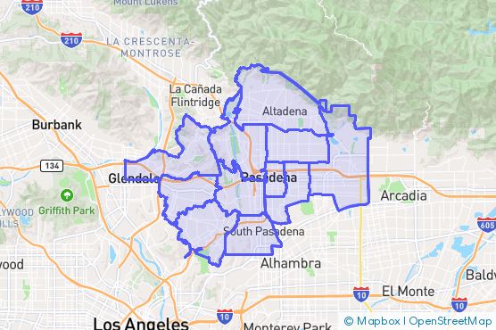 Service Area Map
