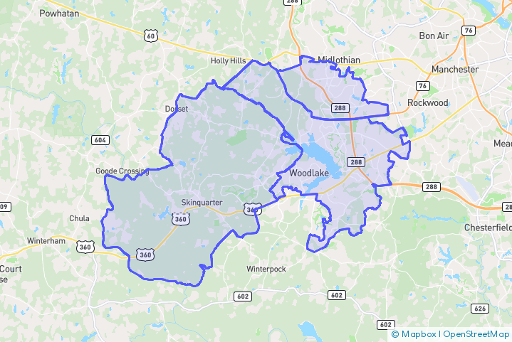 Service Area Map