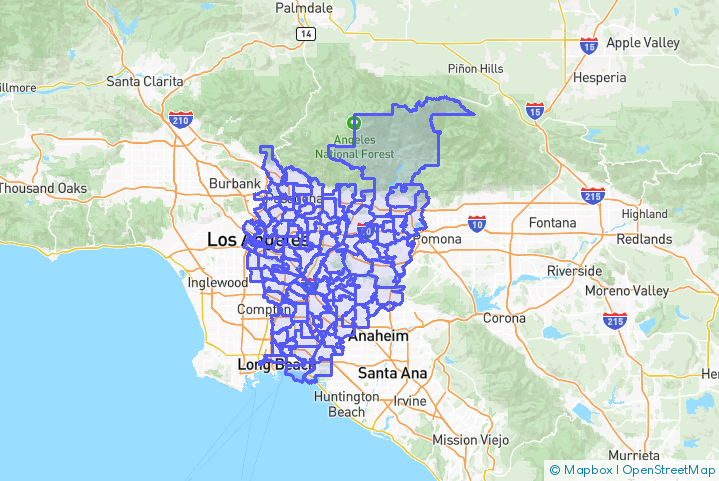 Service Area Map