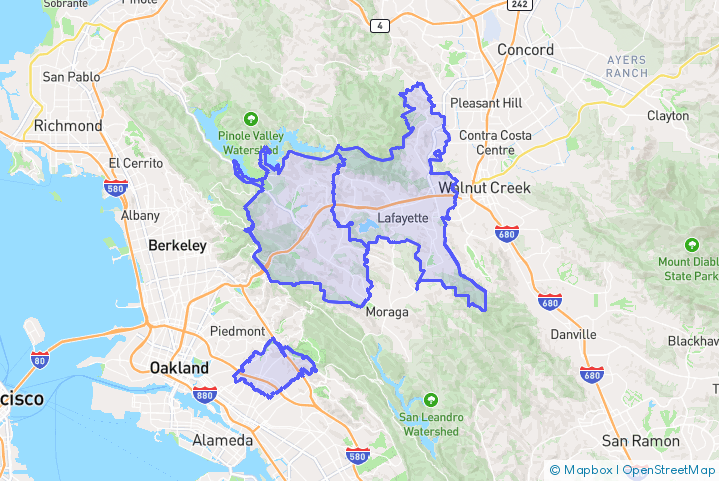 Service Area Map
