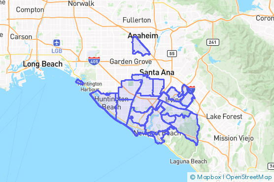 Service Area Map