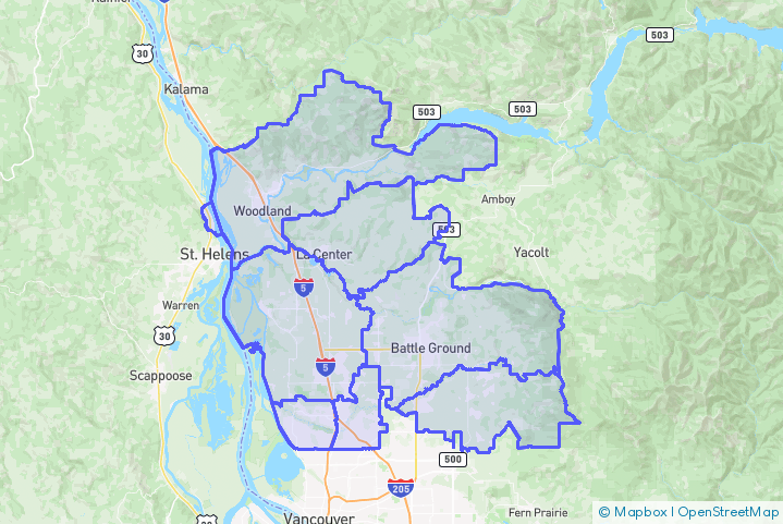 Service Area Map