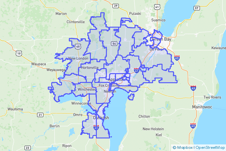 Service Area Map