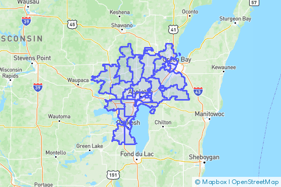 Service Area Map