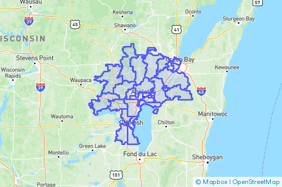 Service Area Map