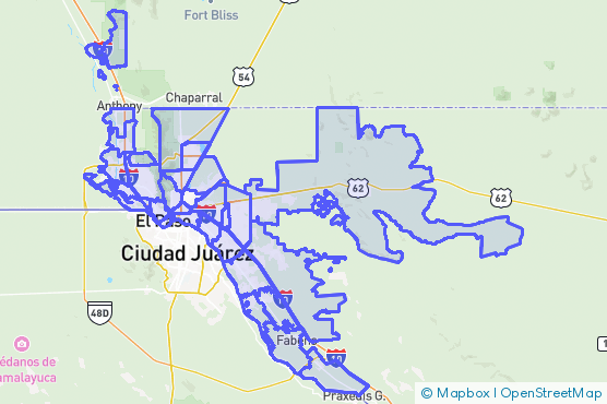 Service Area Map