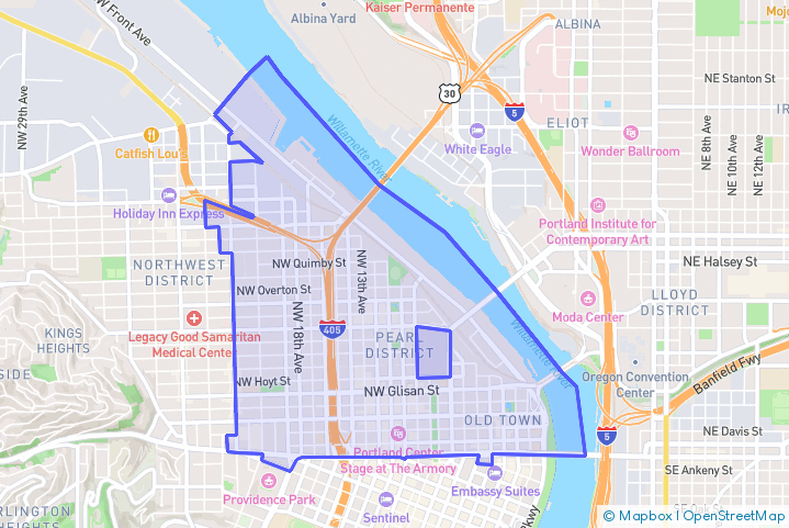 Service Area Map