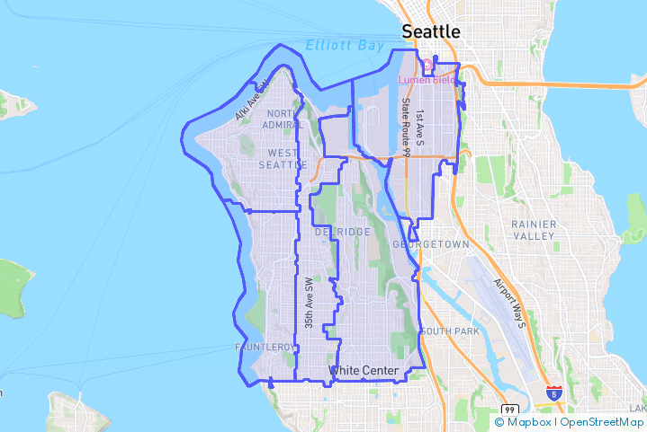 Service Area Map