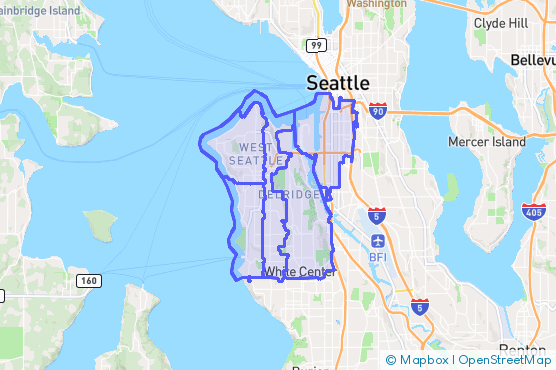 Service Area Map