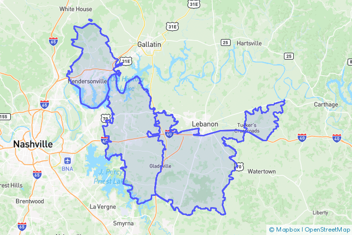 Service Area Map