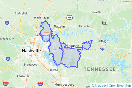 Service Area Map