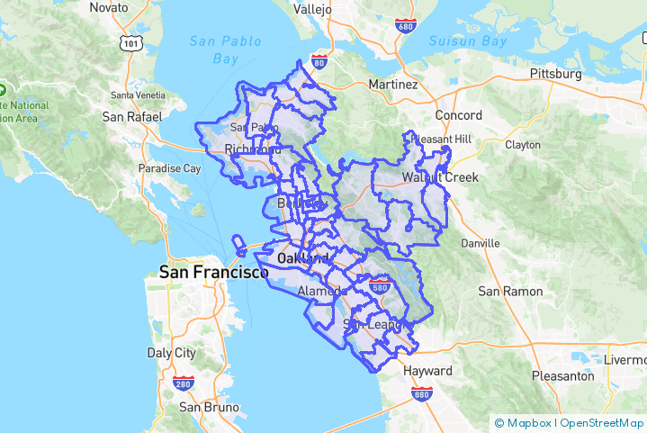 Service Area Map