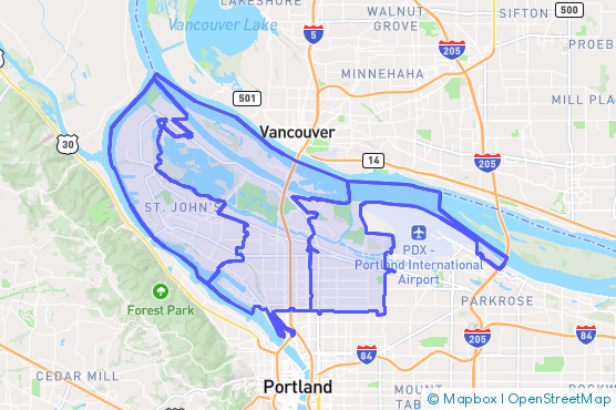 Service Area Map
