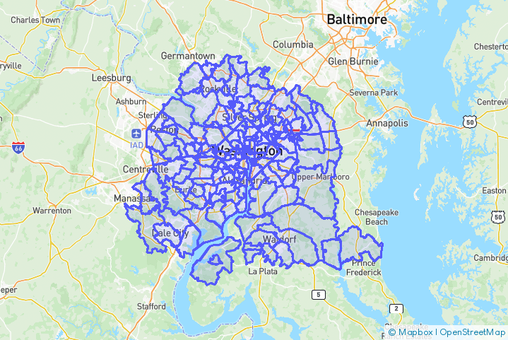 Service Area Map
