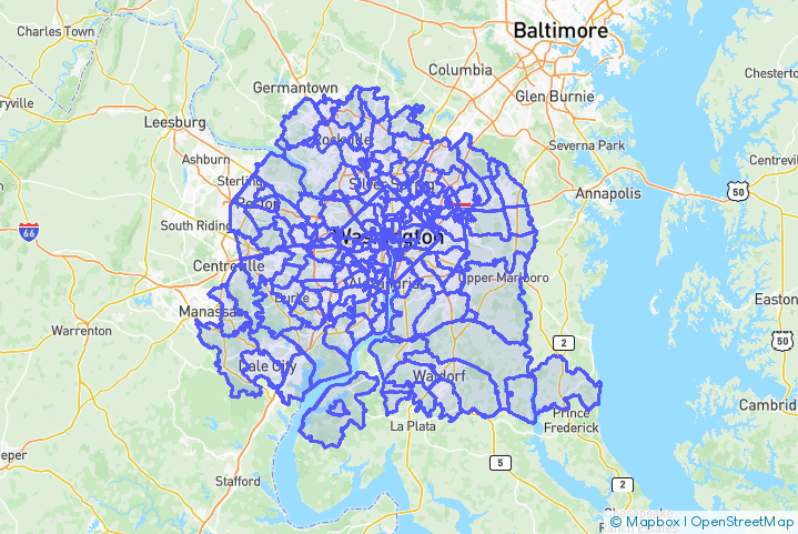 Service Area Map