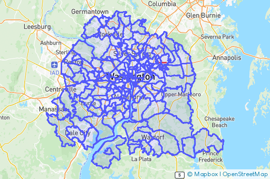 Service Area Map