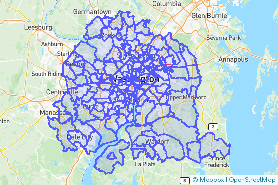 Service Area Map