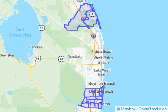 Service Area Map