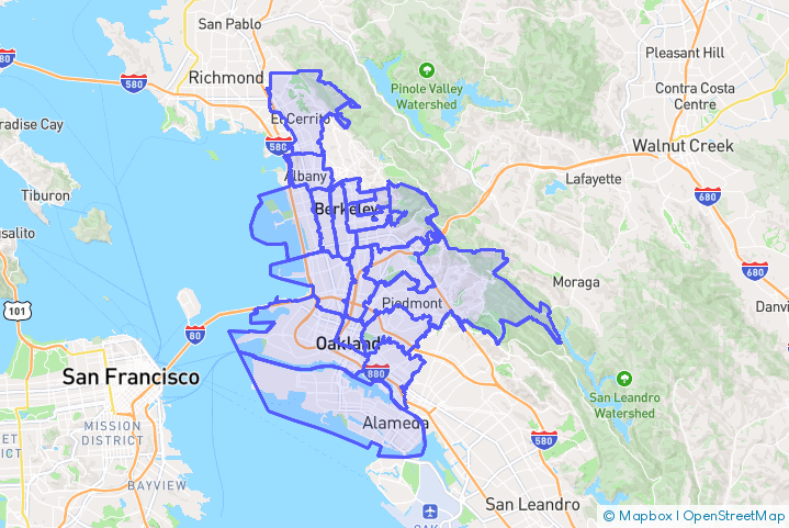 Service Area Map