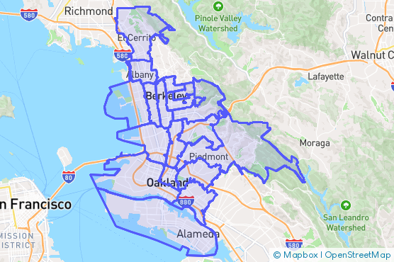 Service Area Map