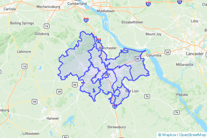 Service Area Map