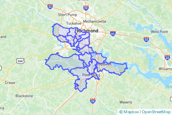 Service Area Map