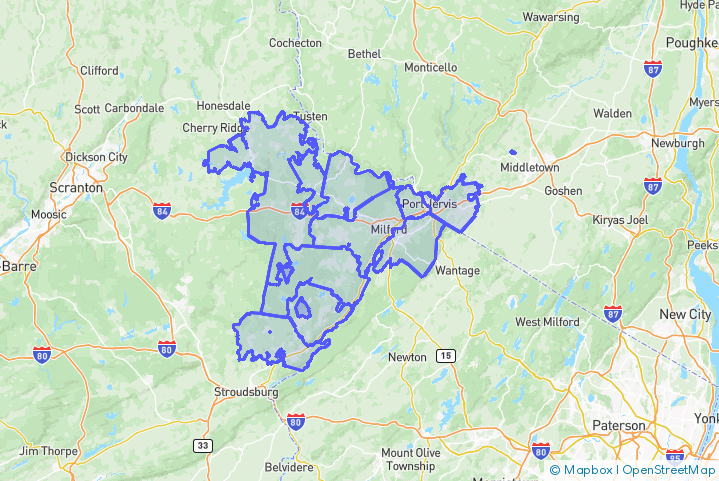 Service Area Map