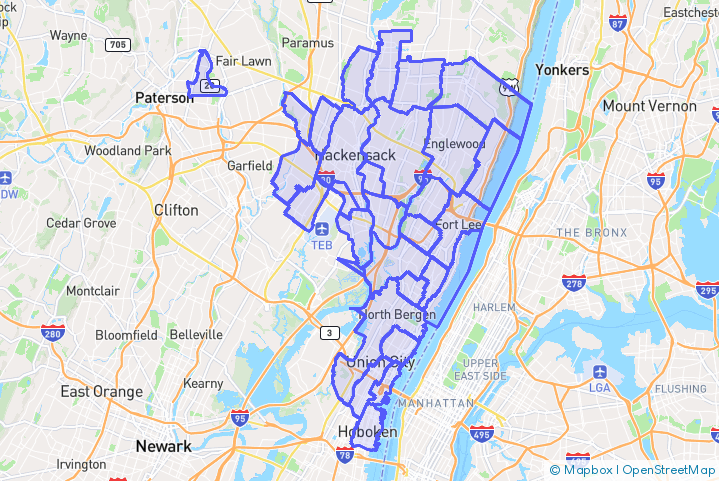 Service Area Map