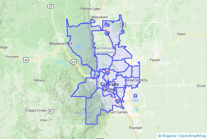 Service Area Map