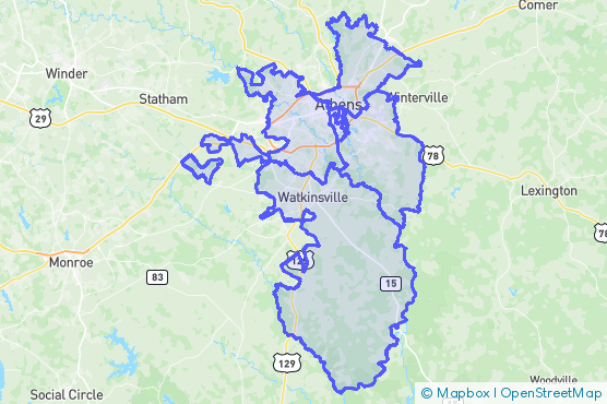 Service Area Map