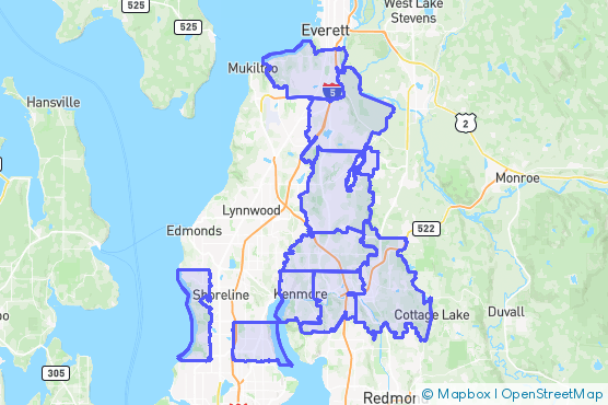 Service Area Map