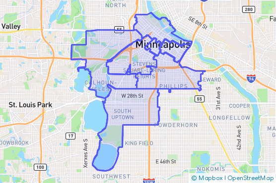 Service Area Map