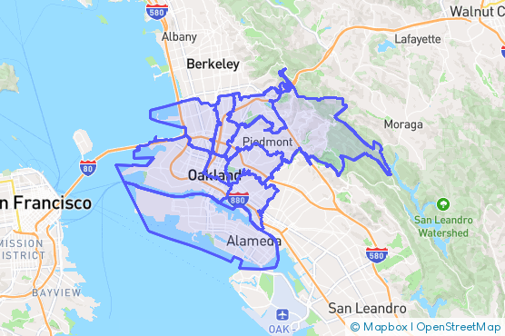 Service Area Map
