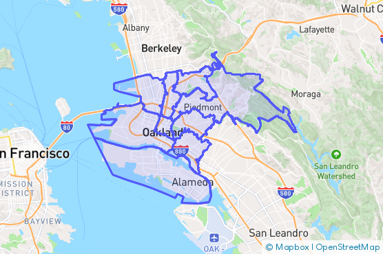 Service Area Map