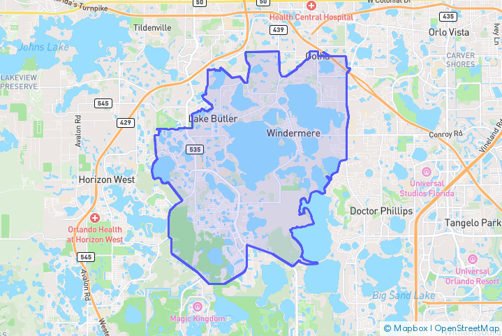 Service Area Map