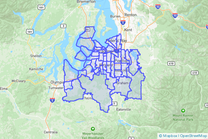 Service Area Map