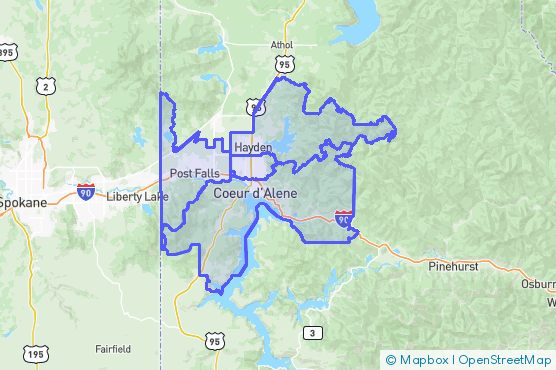 Service Area Map