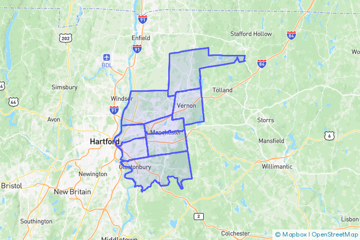 Service Area Map