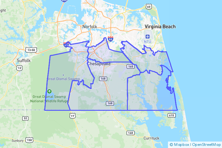 Service Area Map