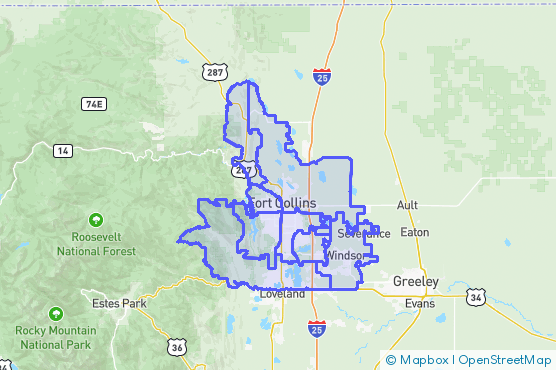 Service Area Map